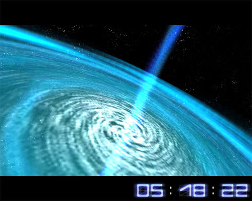 Space Flight 3D Screensaver Screenshot
