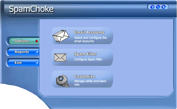 SpamChoke for Windows Screenshot