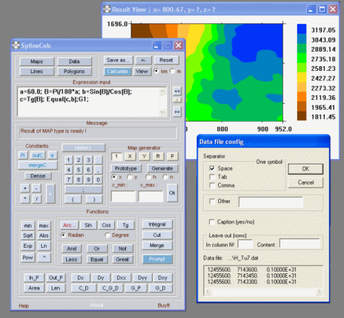 SplineCalc Screenshot