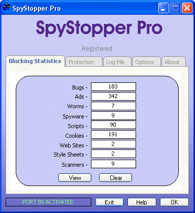 SpyStopper Pro Screenshot
