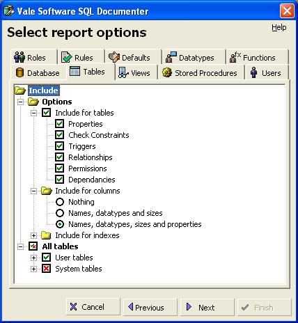 SQL Documentor Screenshot