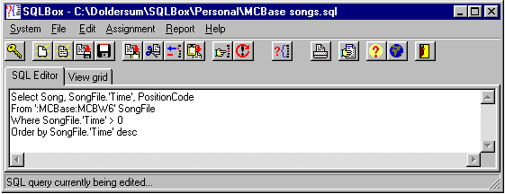 SQLBox Screenshot