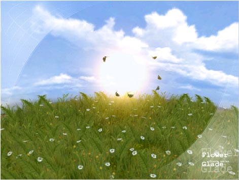 SS Butterflies - Animated Desktop ScreenSaver Screenshot