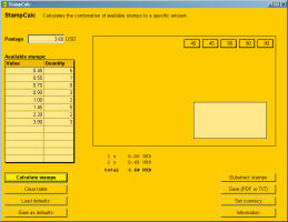 StampCalc Screenshot