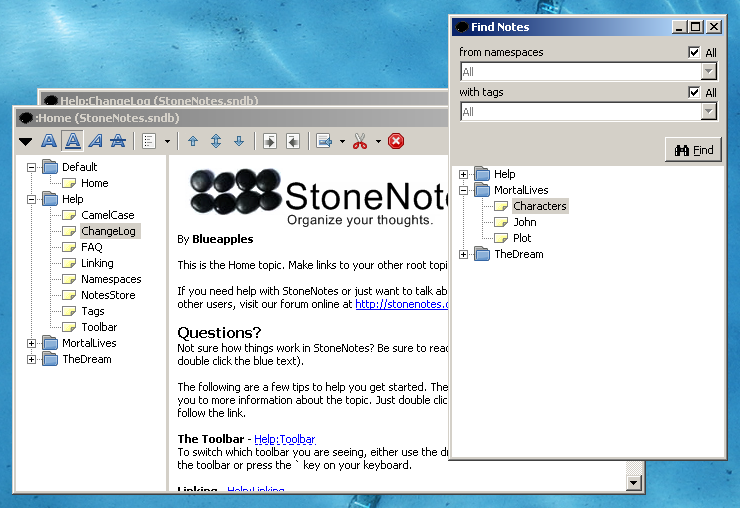 StoneNotes Screenshot