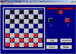 Strategist Checkers Screenshot