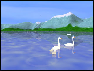 Swan Lake Screensaver Screenshot