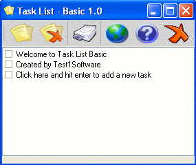 Task List Basic Screenshot