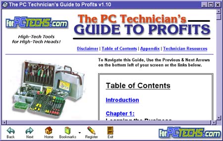 The PC Technicians Guide to Profits Screenshot
