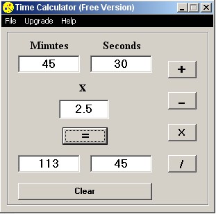 Time Calculator Screenshot