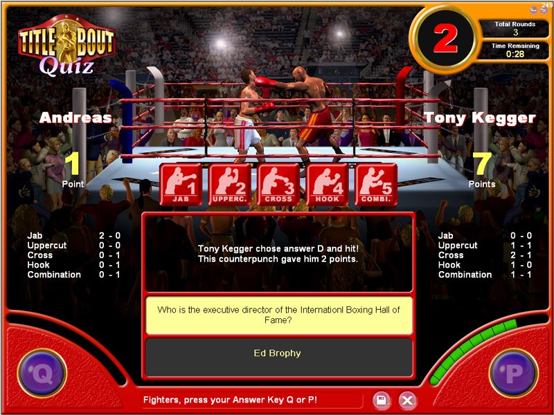 Title Bout Boxing Quiz Screenshot