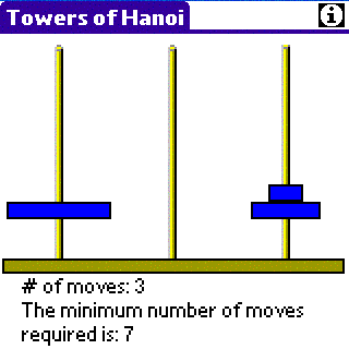 Towers of Hanoi for PALM Screenshot