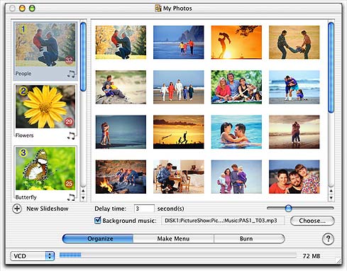 Ulead DVD PictureShow for Mac Screenshot
