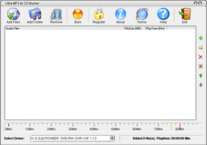 Ultra MP3 to CD Burner Screenshot