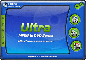 Ultra MPEG to DVD Burner Screenshot