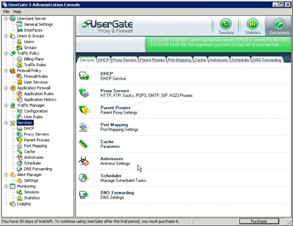 UserGate Proxy  Firewall Screenshot