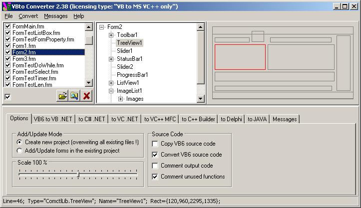 VBto Converter Screenshot