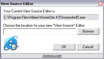 View Source Editor Screenshot