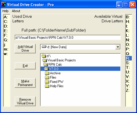 Virtual Drive Creator Screenshot