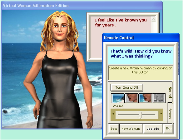 Sreenshot Virtual Woman Millennium Beta Test .9539 | Virtual Woman
