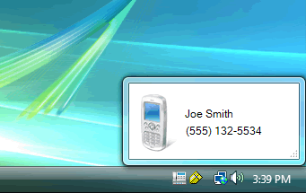 Vista Caller-ID Screenshot