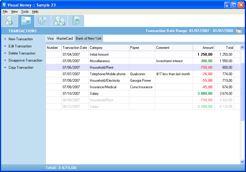 Visual Money Screenshot