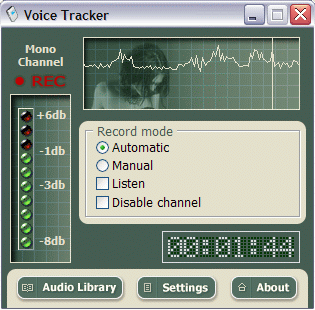 Voice Tracker Screenshot