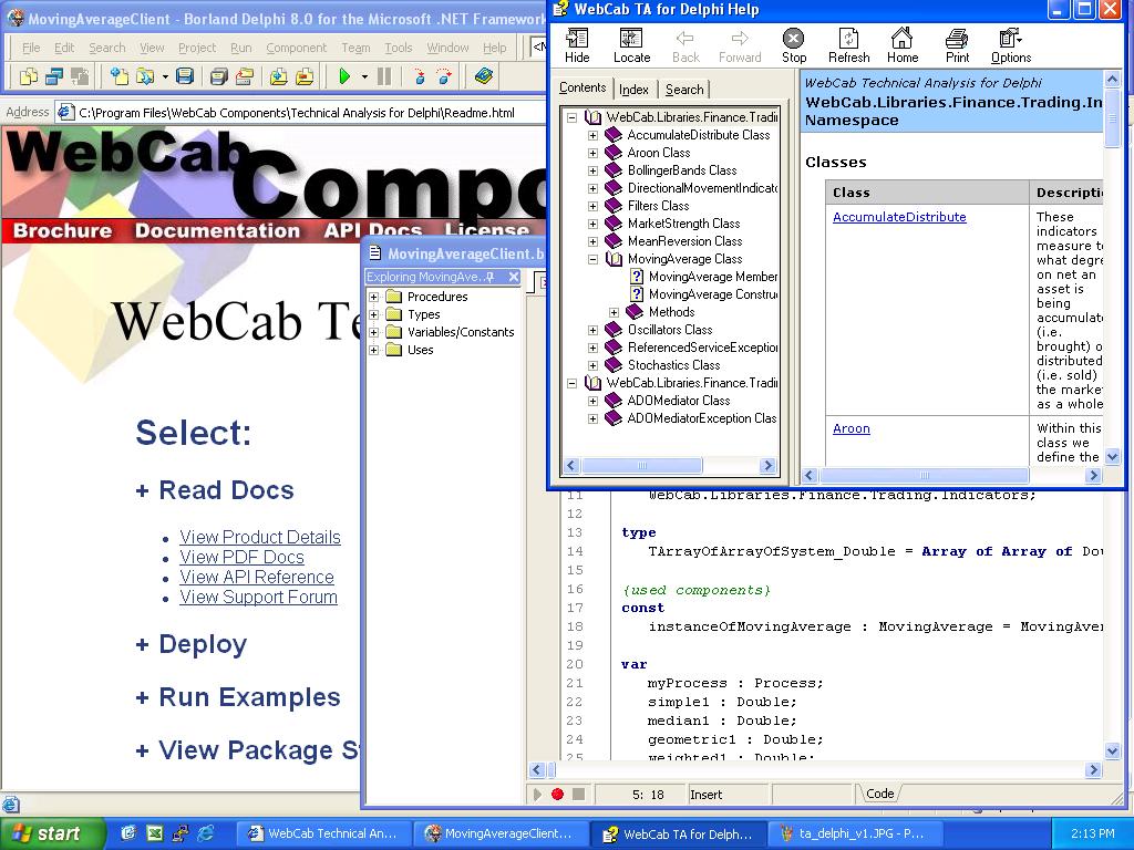 WebCab TA for Delphi (Community Edition) Screenshot
