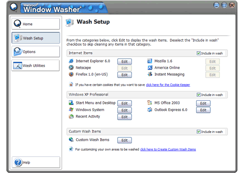 Webroot Window Washer Screenshot