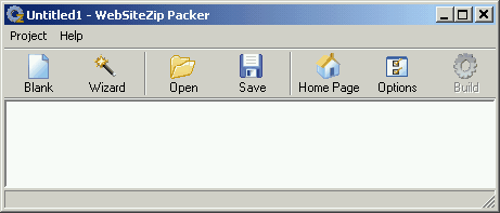 WebSiteZip Packer Screenshot