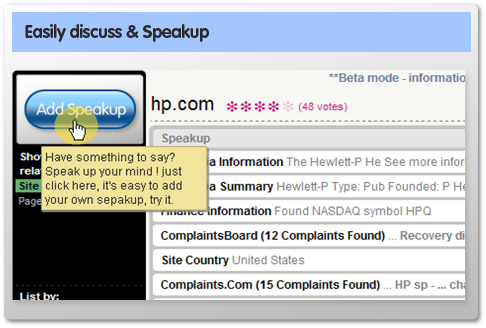 WebSpeakup Screenshot
