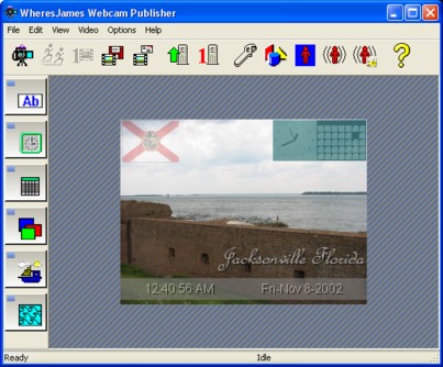WheresJames Webcam Publisher Screenshot