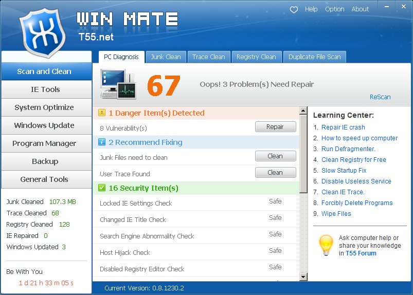 WinMate Screenshot