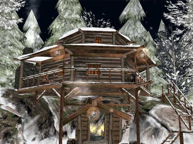 Winter Gold Mine 3D Screensaver Screenshot