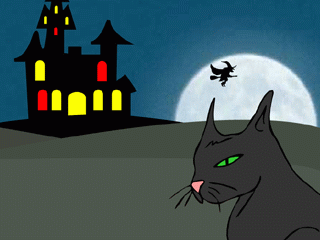 Witchy Night Halloween Wallpaper Screenshot