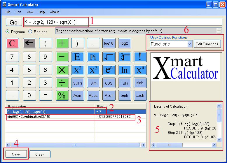 Xmart Calculator Screenshot