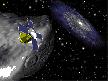 Asteroid Flyby 3D Screensaver Picture