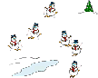Frosty Goes Skiing Screen Saver Thumbnail