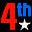 4th of July Fireworks Icon