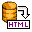 DB to HTML Express Icon
