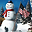 Free American Snowman ScreenSaver Icon