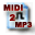 Power MIDI to WAV/MP3 Icon