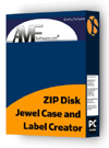 ZIP Disk Jewel Case and Label Creator for Word Icon
