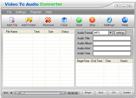 #1 Video to Audio Converter Screenshot
