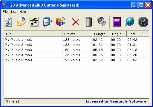 123 Advanced MP3 Cutter Screenshot