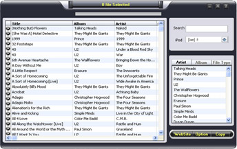 1st iPod transfer Screenshot