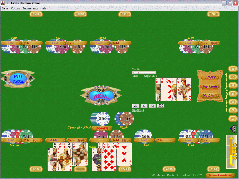 3C Poker Plus Screenshot