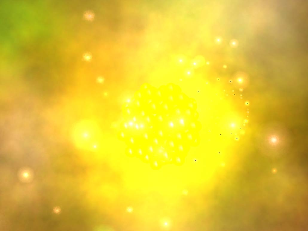 3D Atom of Gold ScreenSaver Screenshot
