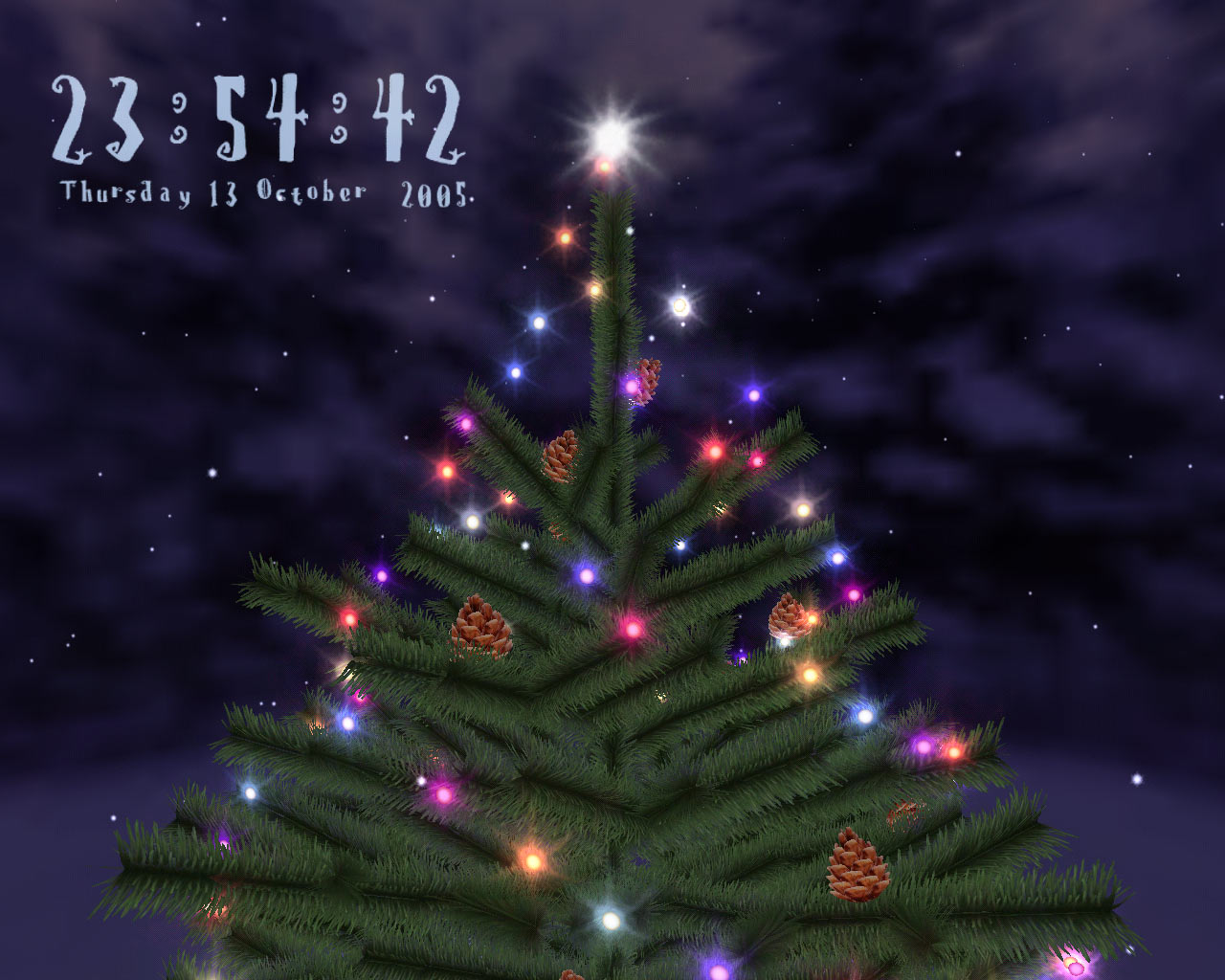 3d Christmas Tree ScreenSaver Screenshot