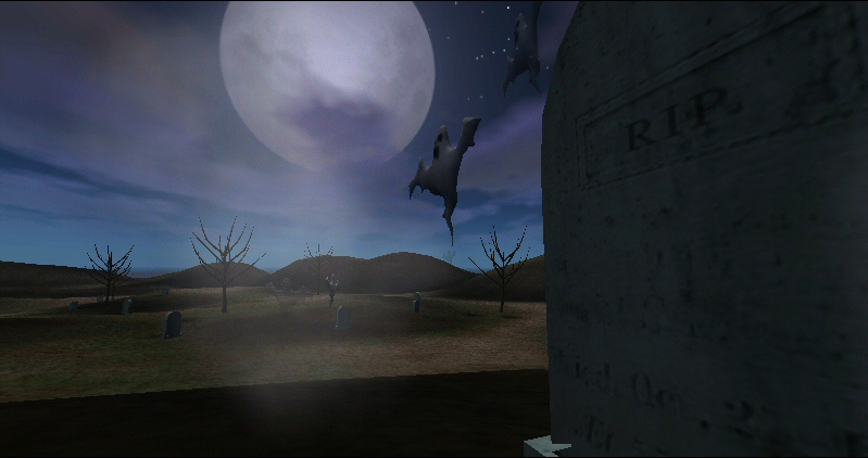 3D Halloween Screensaver Screenshot